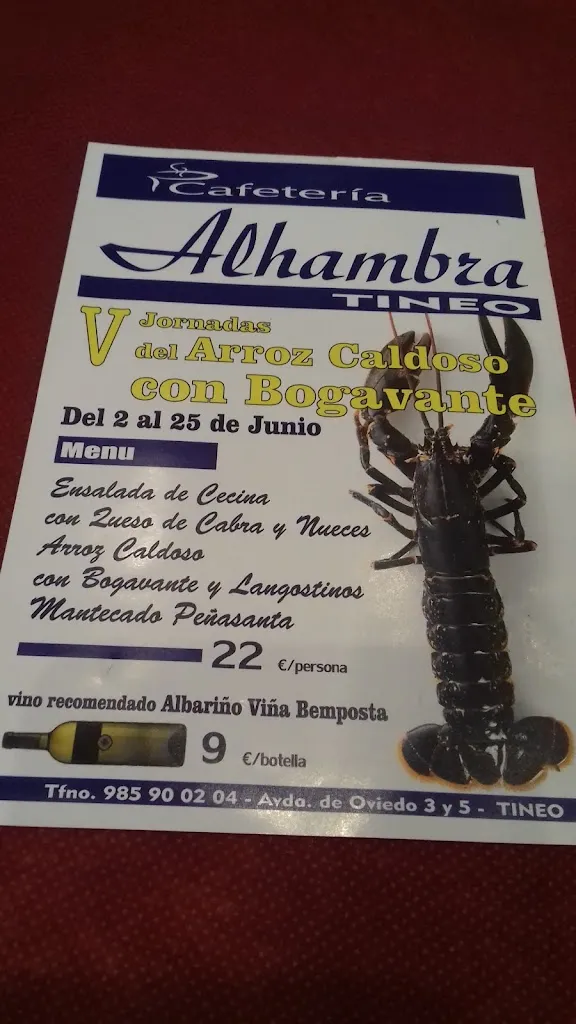 Menu_Restaurante Cafetería Alhambra_Tineo_image_1