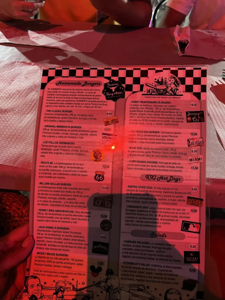 Menu_SUMMER´S BURGER LA ADRADA_Adrada La_image_2