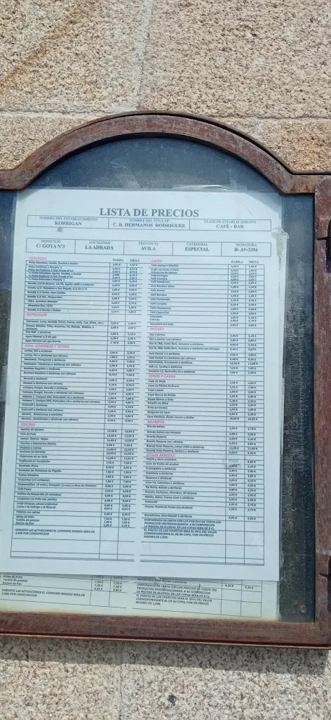 Menu_Korrigan Irish Pub_Adrada La_immagine_1