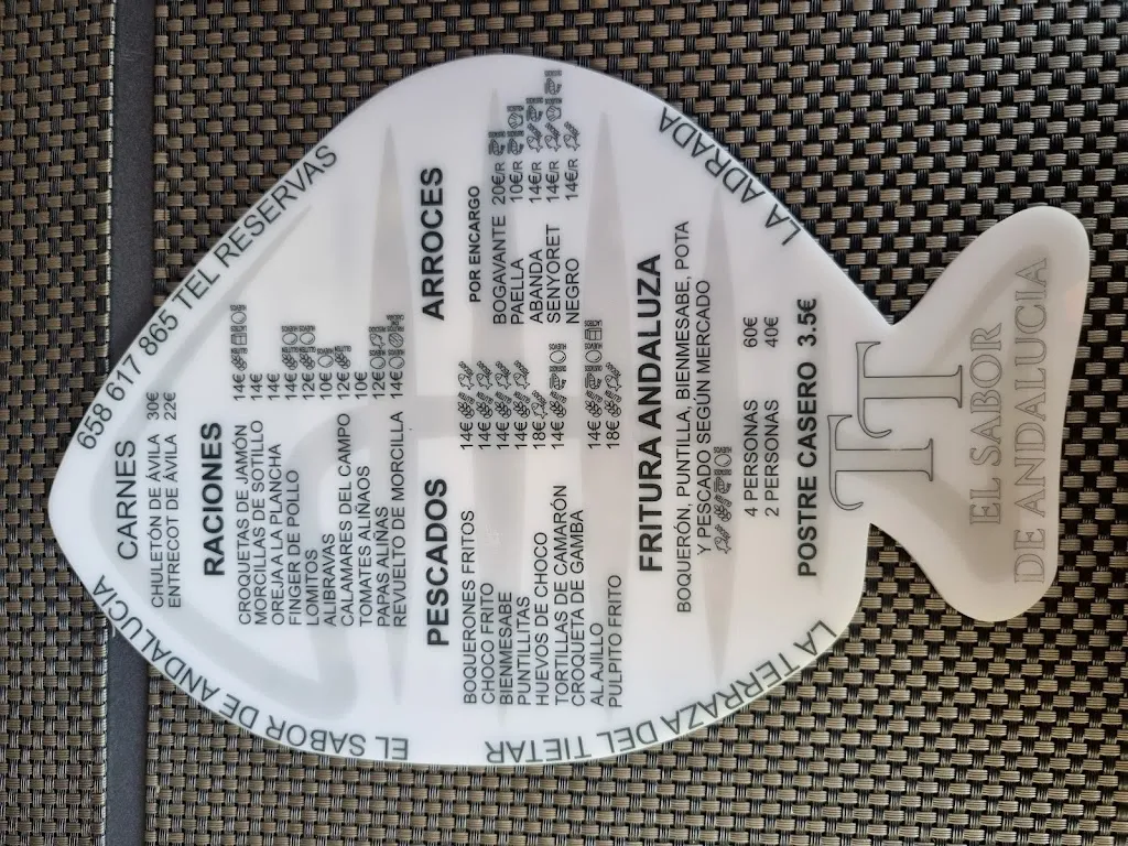 Menu_Terraza Tiétar el sabor de Andalucía._Adrada La_image_4