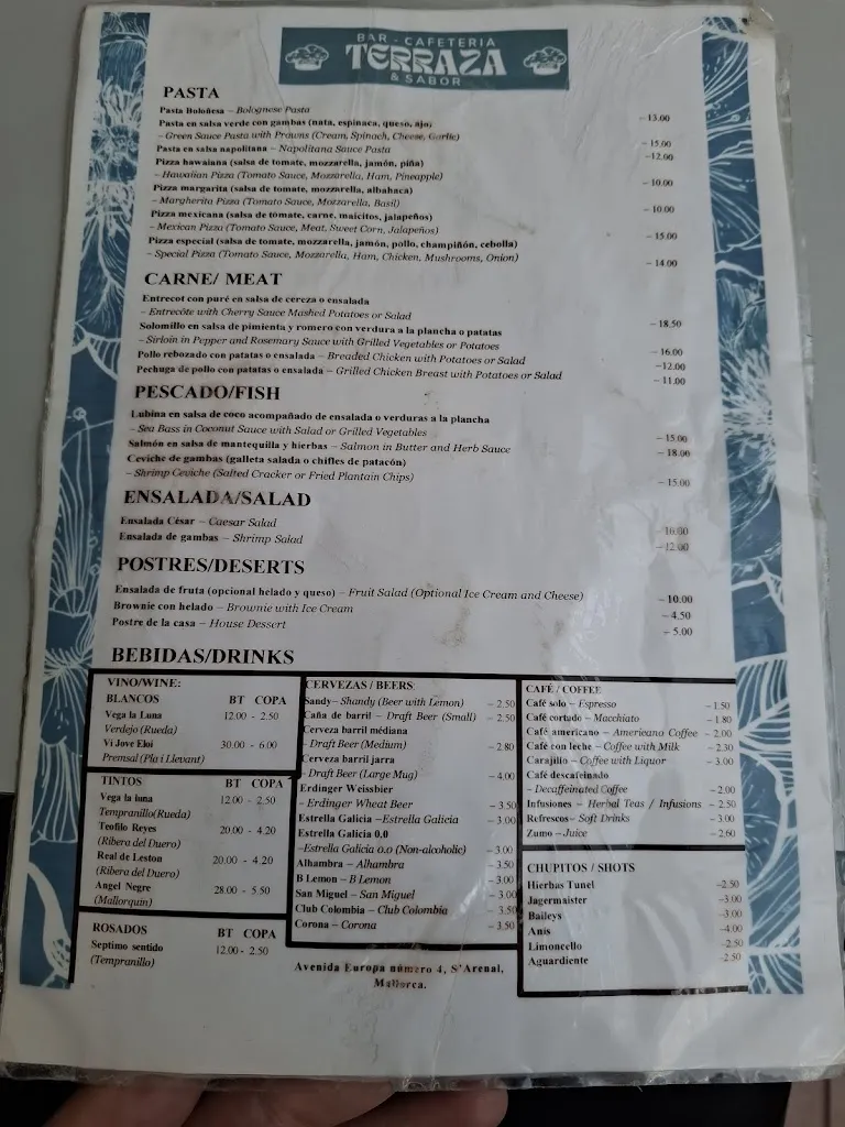 Menu_terraza y sabor_Arenal El_image_2