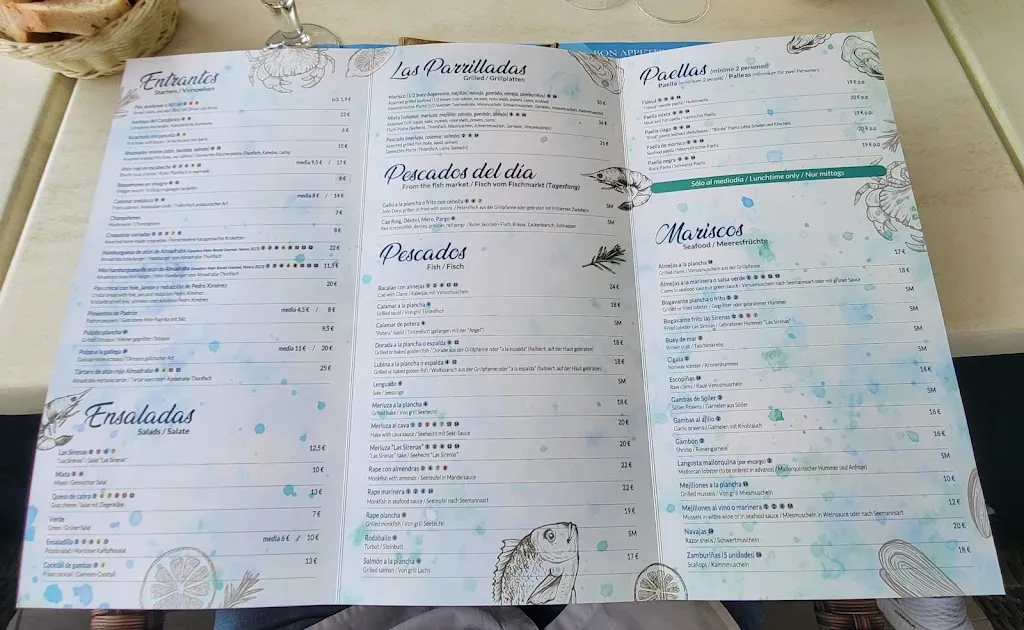 Menu_Restaurante Las Sirenas_Arenal El_image_2