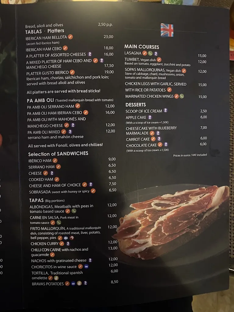 Menu_Gusto Ibérico_Arenal El_image_2