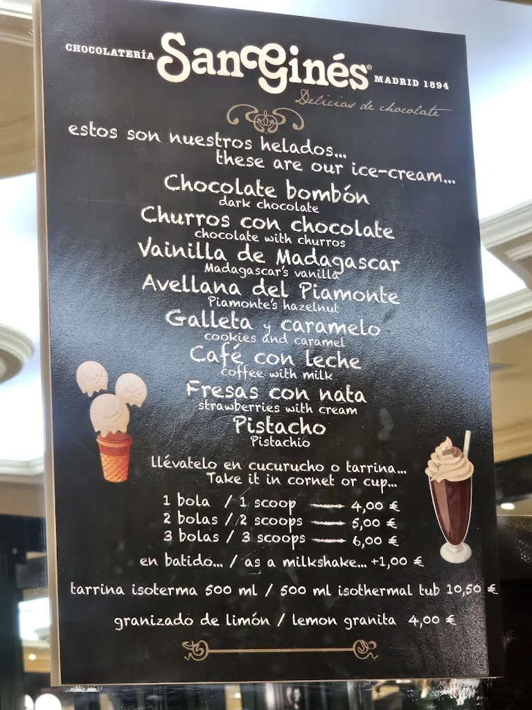 Menu_Chocolatería San Ginés_Arenal El_image_4