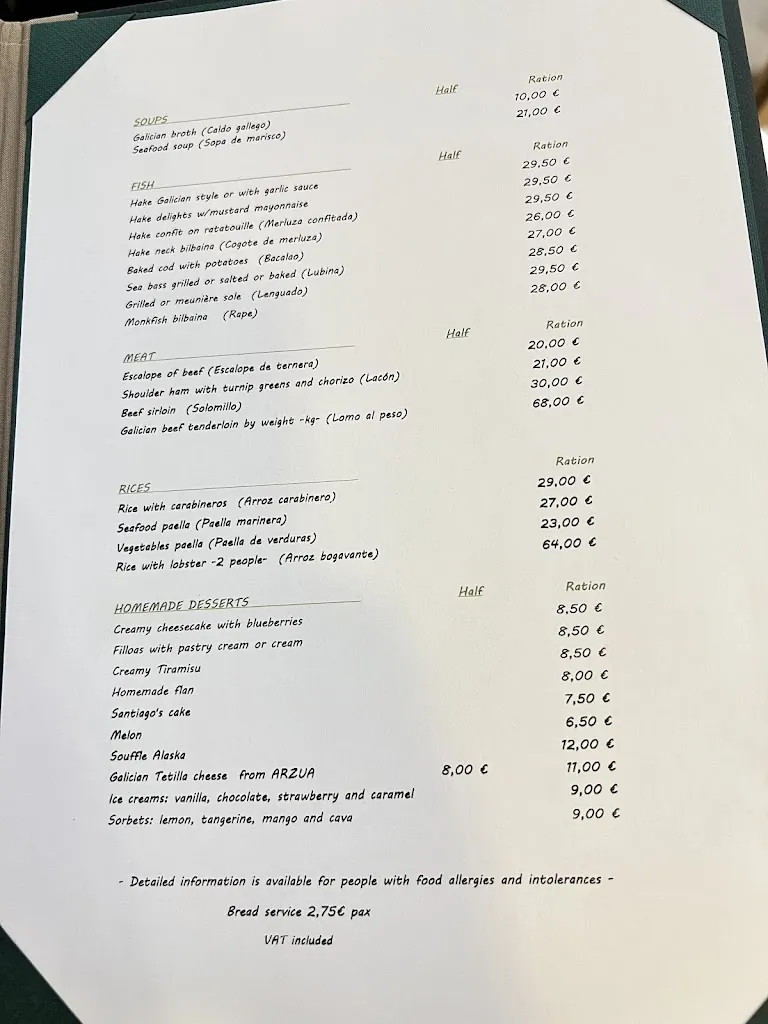 Menu_Restaurante Casa Gallega_Arenal El_image_1