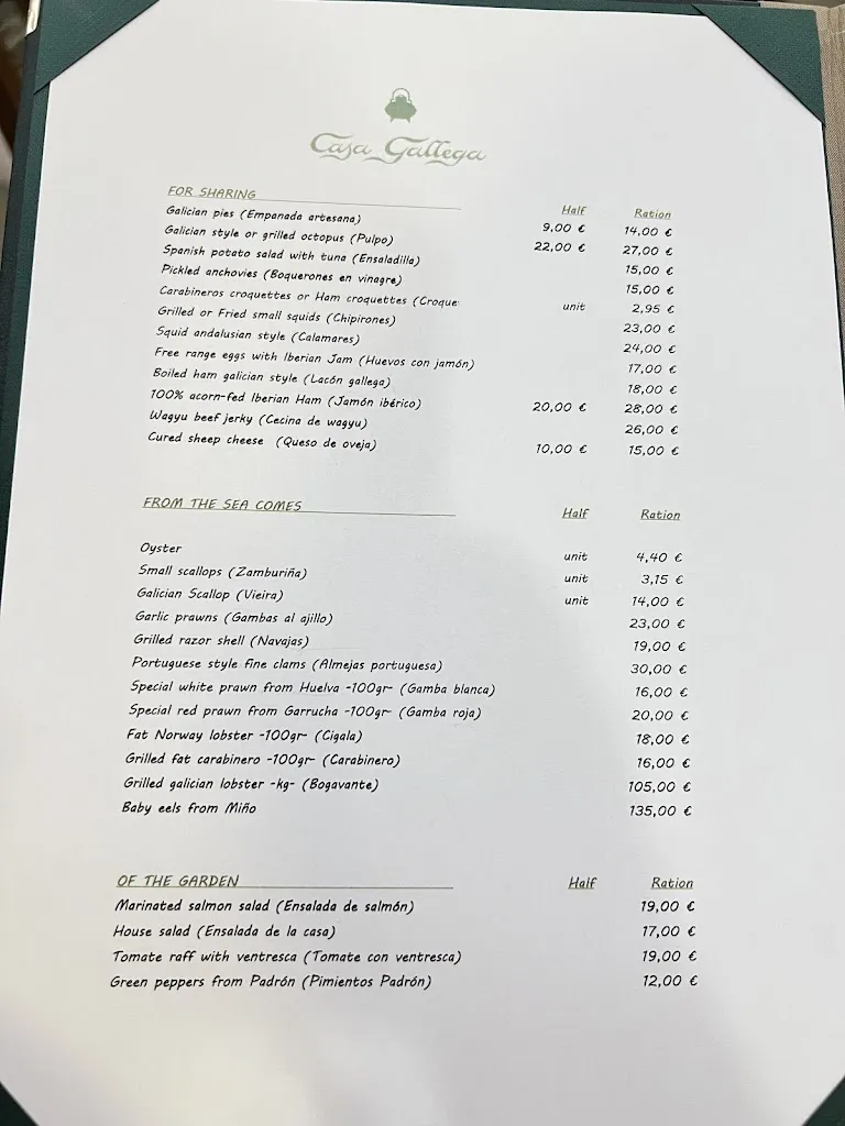 Menu_Restaurante Casa Gallega_Arenal El_image_3