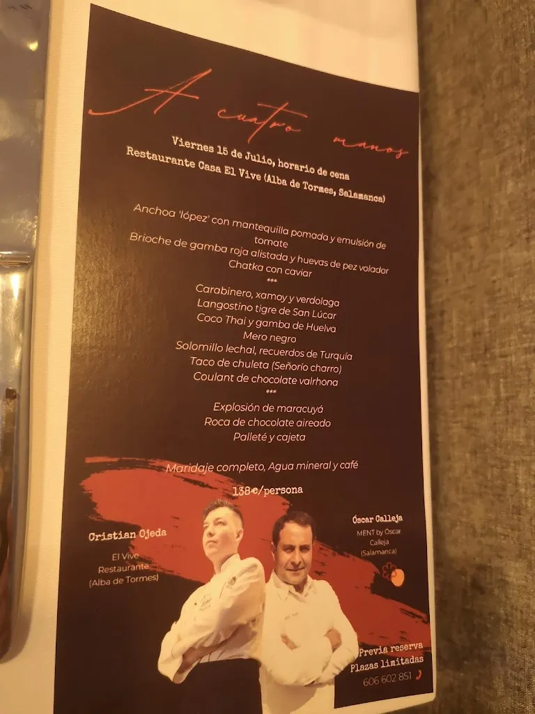 Menu_Casa El Vive_Arevalillo_image_1