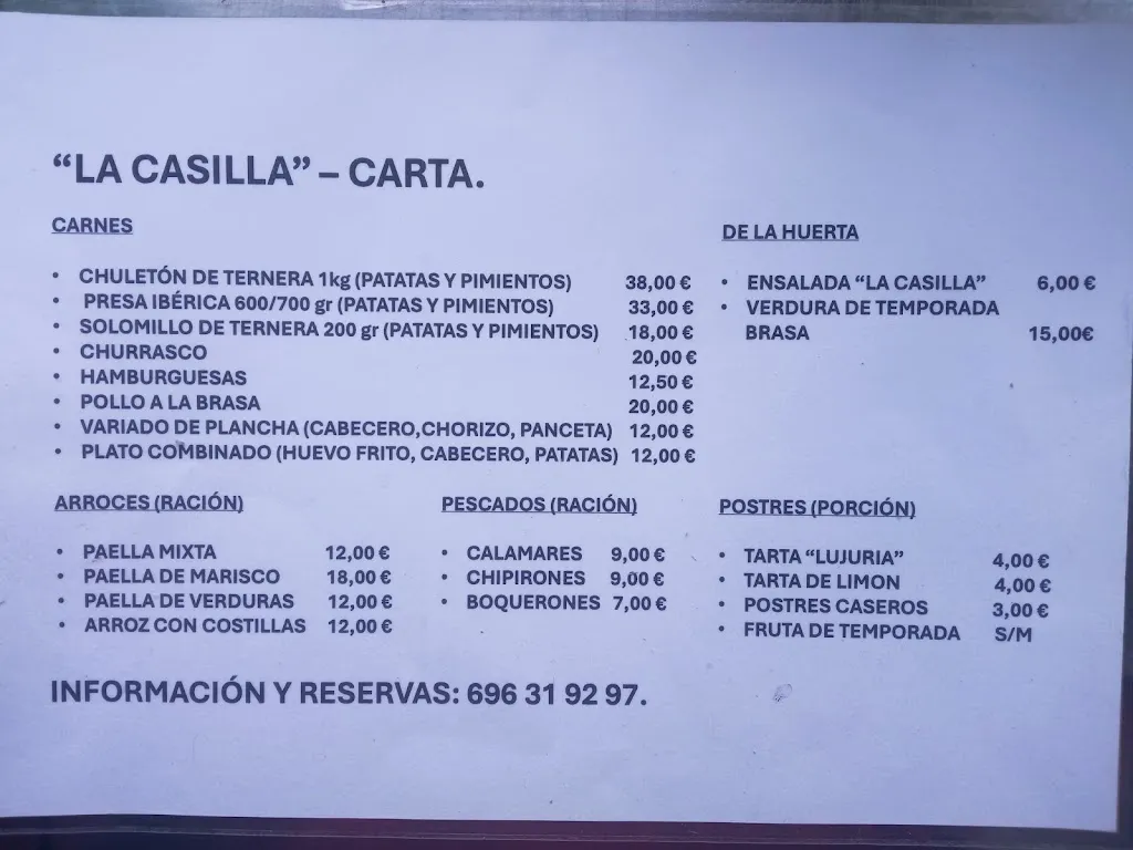 Menu_La Casilla_Arevalillo_immagine_1