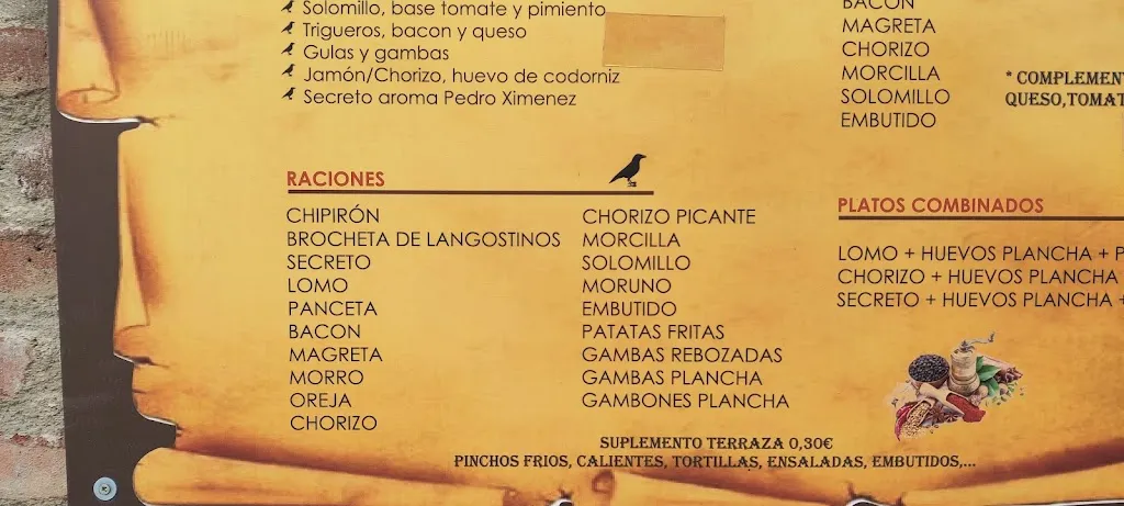 Menu_La Corneja_Arevalillo_image_3