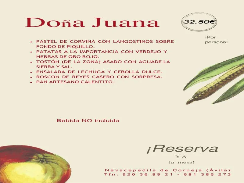 Menu_Laplaza Bar Restaurante Asador Navacepedilla de Corneja_Arevalillo_image_1