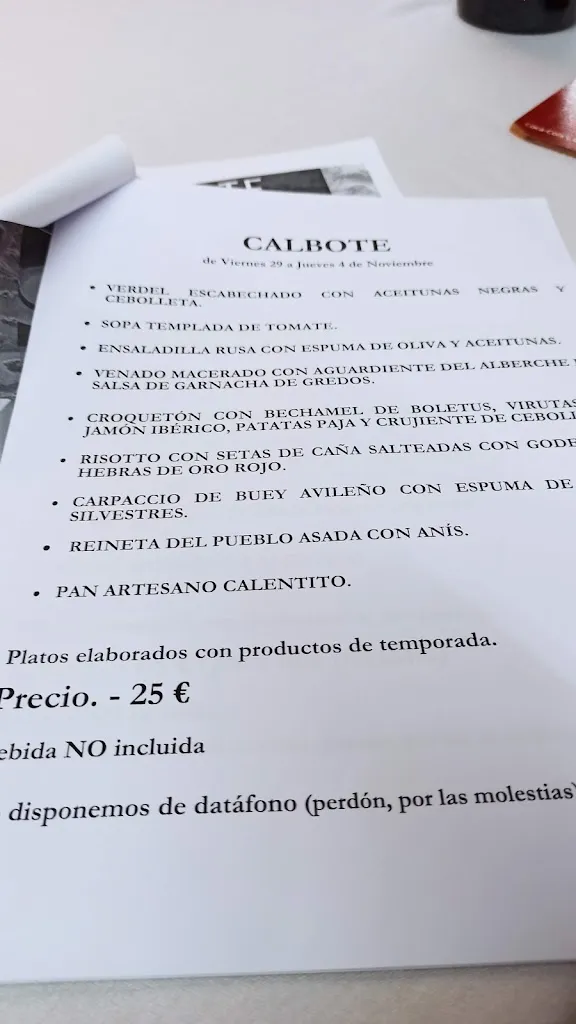Menu_Laplaza Bar Restaurante Asador Navacepedilla de Corneja_Arevalillo_image_2