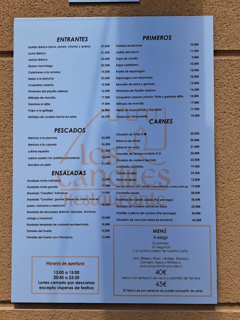 Menu_Los Candiles_Arevalillo_image_1