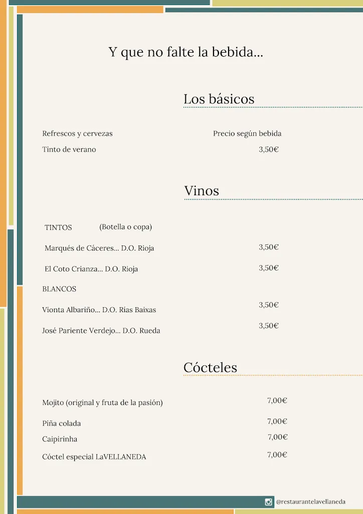 Menu_Restaurante Lavellaneda - Tres Cantos_Avellaneda_immagine_2