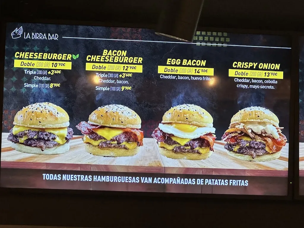 Menu_La Birra Bar Burgers Artesanales_Avellaneda_image_3