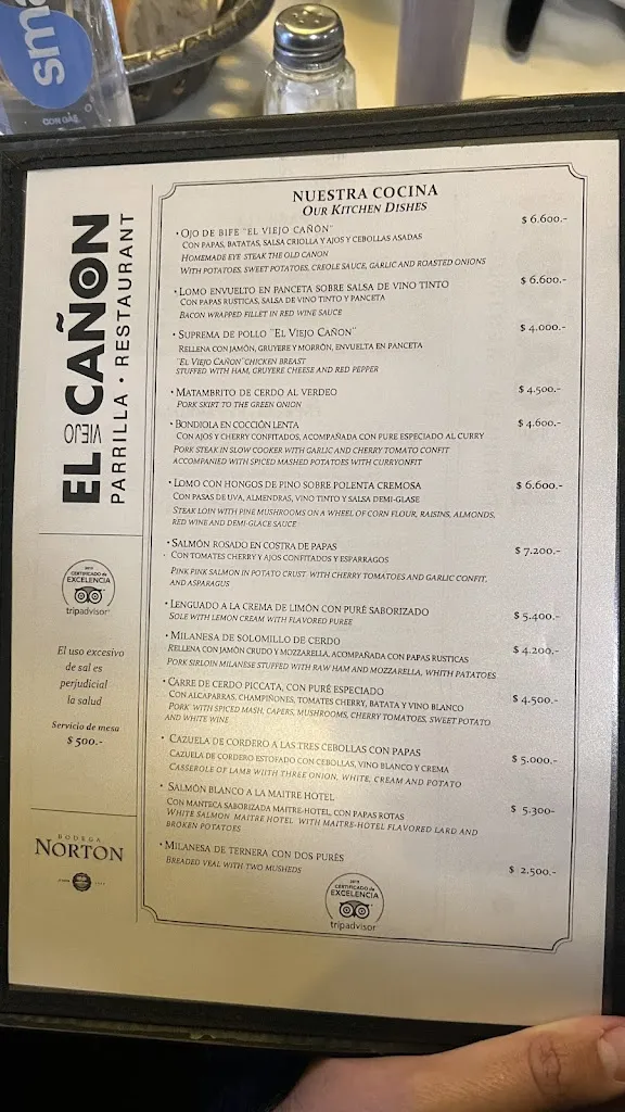 Menu_EL VIEJO CAÑÓN_Avellaneda_image_3