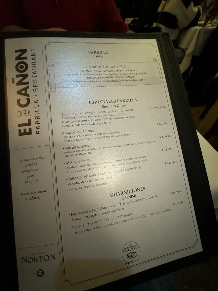 Menu_EL VIEJO CAÑÓN_Avellaneda_image_4
