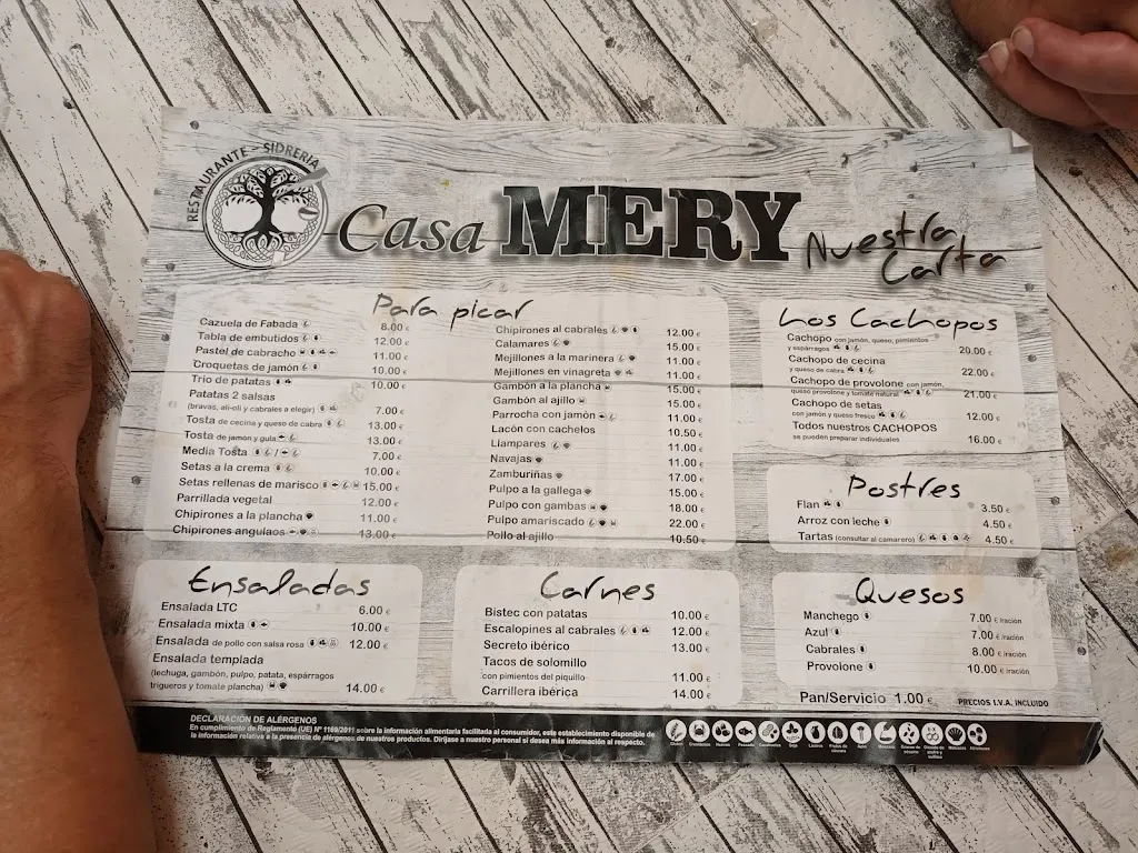 Menu_Casa Mery_Villaviciosa_image_4
