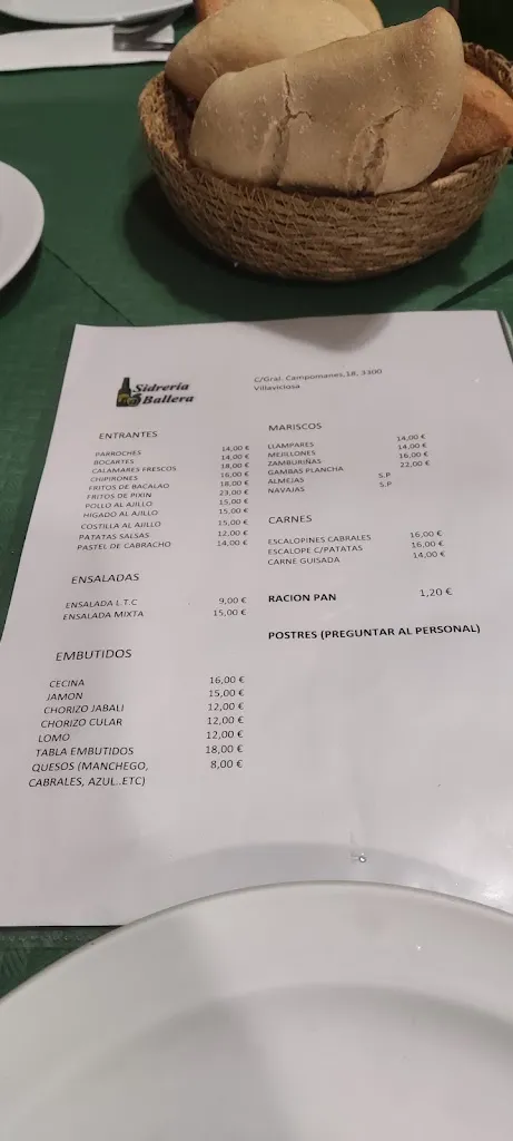 Menu_Sidreria La Ballera_Villaviciosa_image_3
