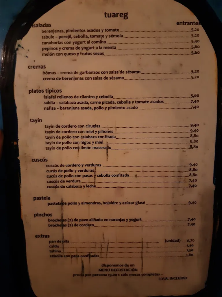 Menu_Restaurante Tuareg_Villaviciosa_image_2