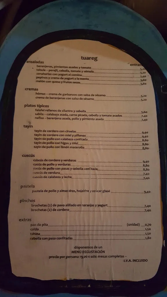 Menu_Restaurante Tuareg_Villaviciosa_image_3