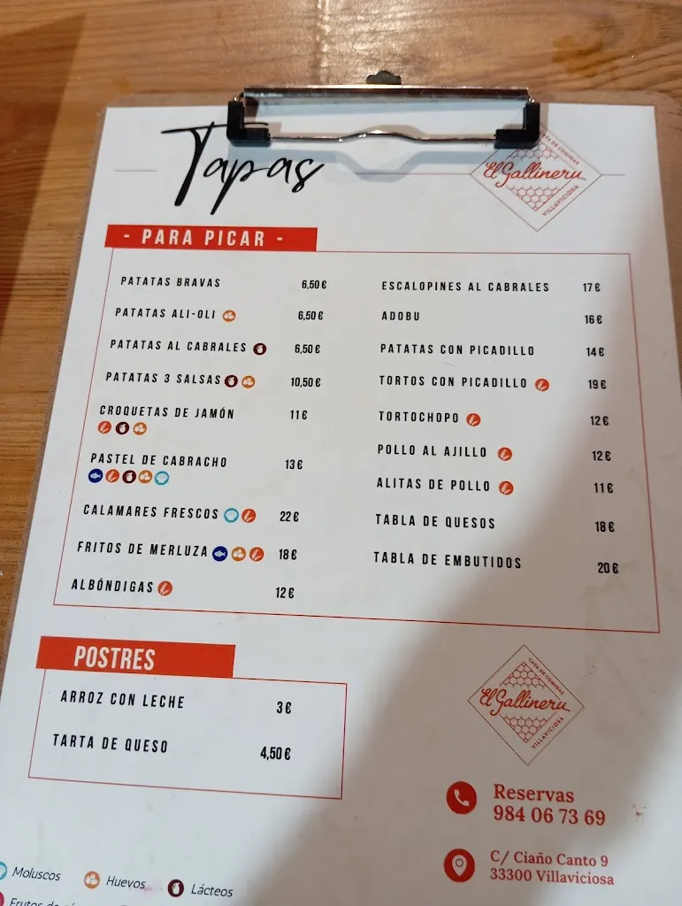 Menu_El Gallineru Casa de Comidas_Villaviciosa_image_4