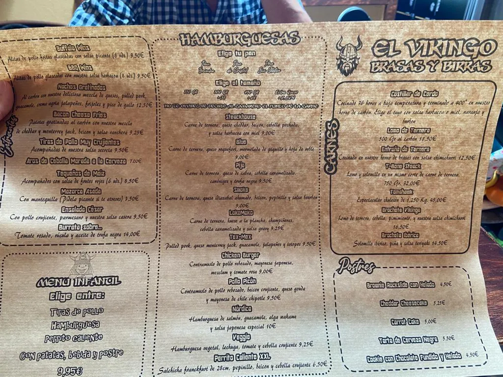 Menu_El Vikingo Brasas y birras // Hamburguesería en villaviciosa_Villaviciosa_image_1