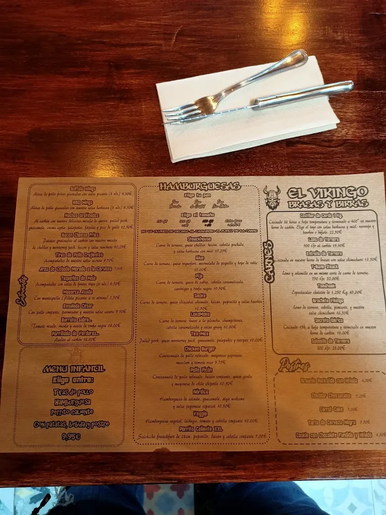 Menu_El Vikingo Brasas y birras // Hamburguesería en villaviciosa_Villaviciosa_image_2