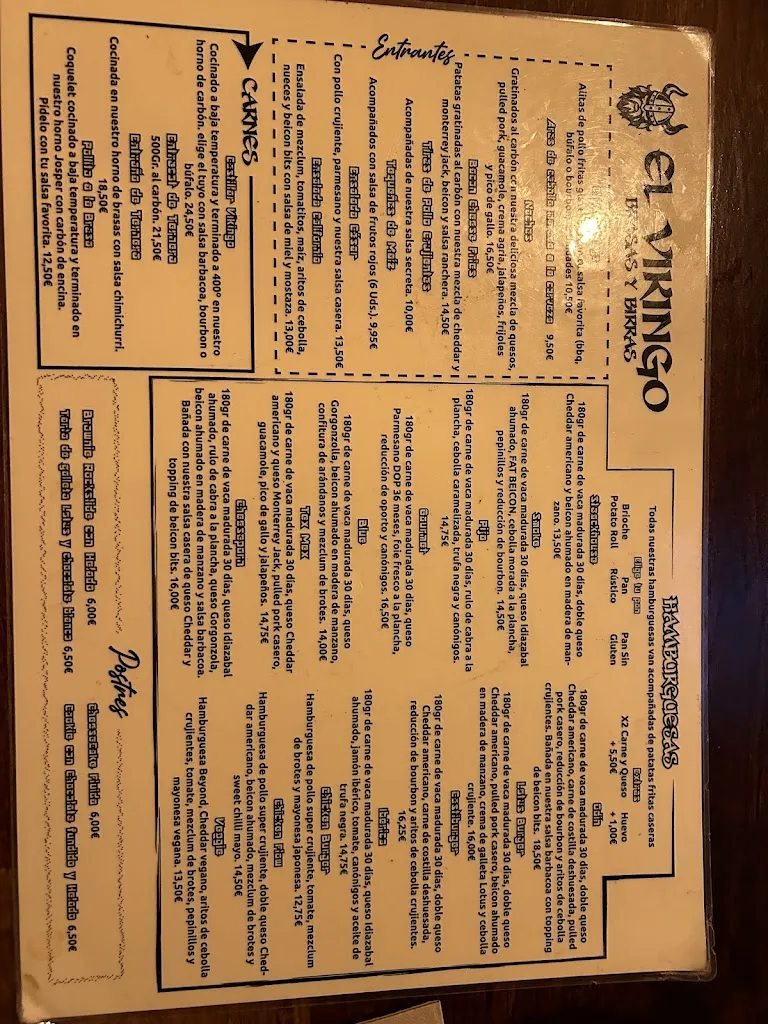 Menu_El Vikingo Brasas y birras // Hamburguesería en villaviciosa_Villaviciosa_image_3