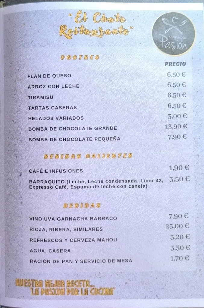 Menu_Hostal Restaurante El Chato_Barraco El_image_3