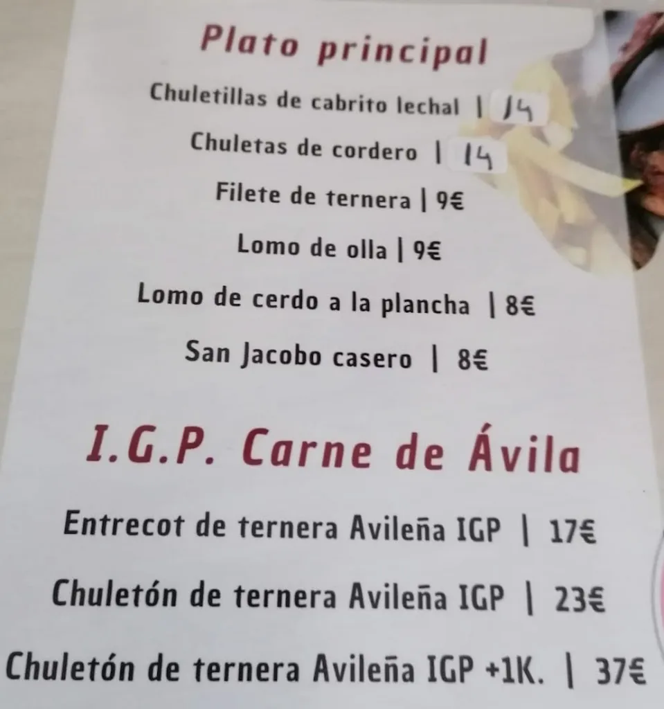 Menu_Bar Restaurante Casa Alfonso_Blascomillán_immagine_1