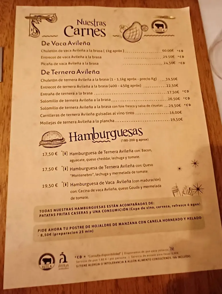 Menu_El Viejo Marqués_Blasconuño de Matacabras_image_3