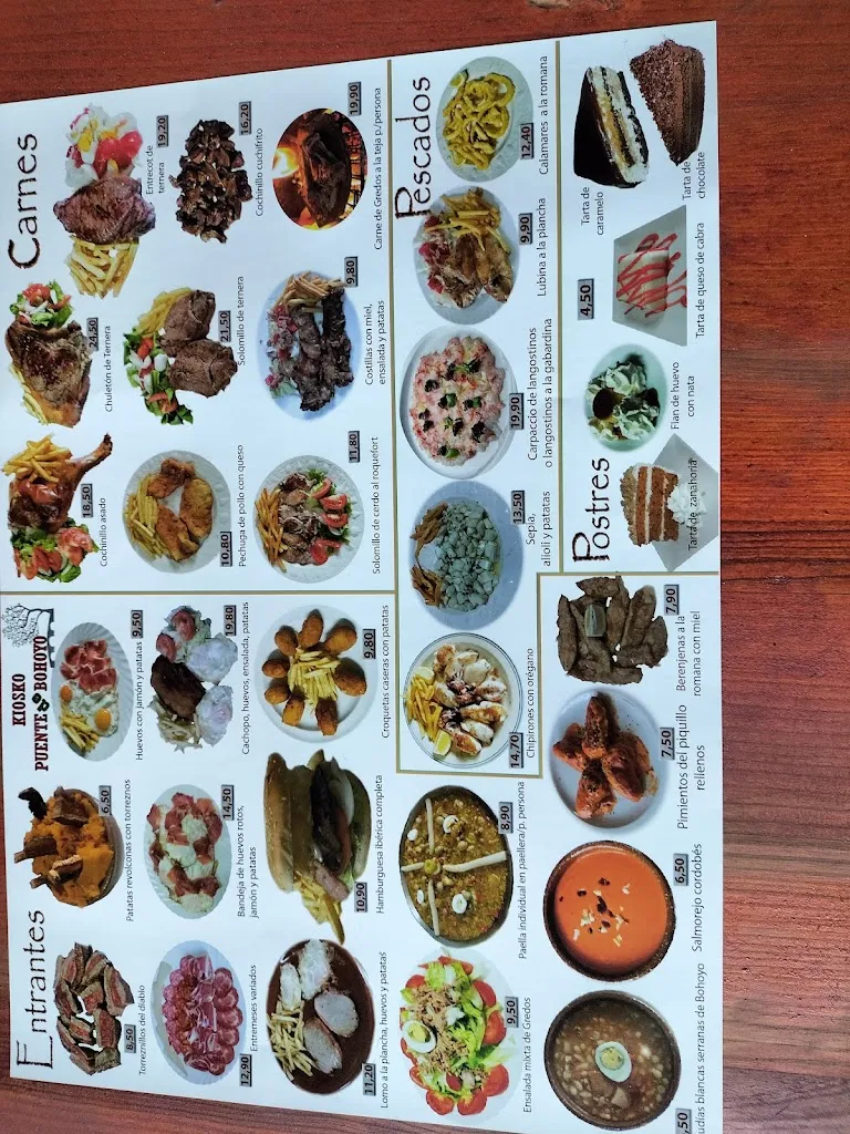 Menu_Kiosko el puente de bohoyo_Bohoyo_image_2