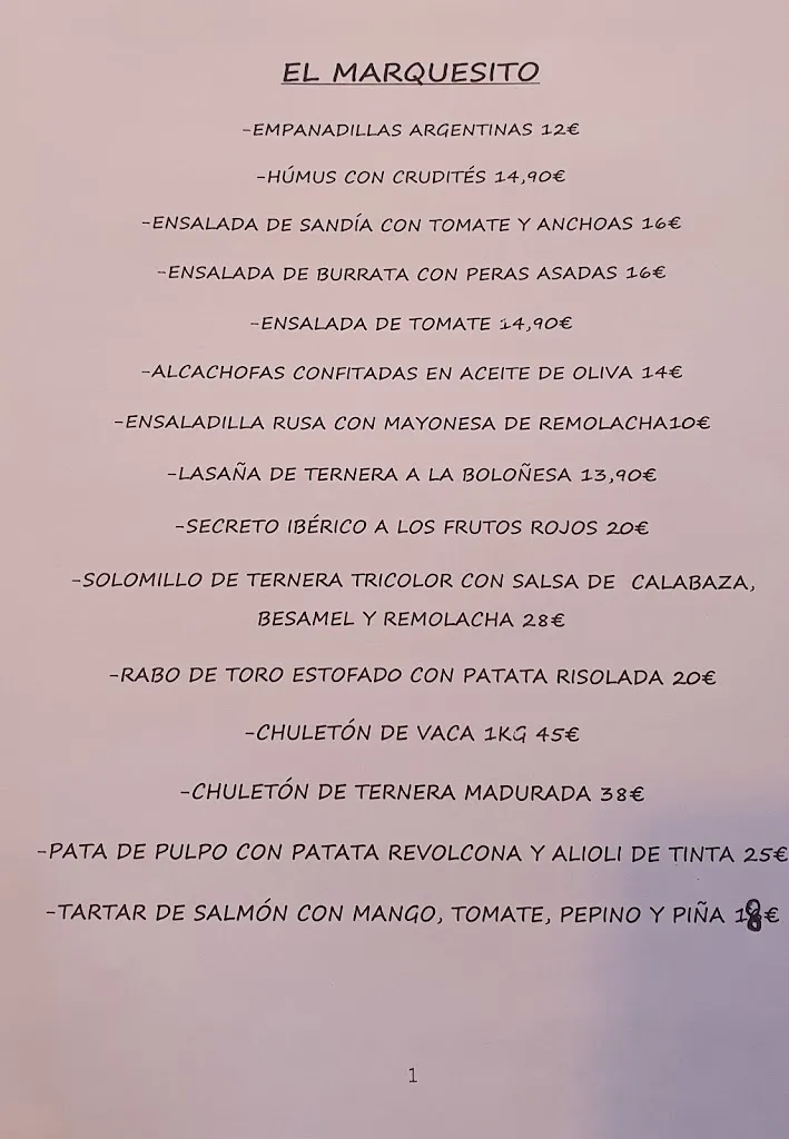 Menu_El Marquesito_Arenas de San Pedro_image_4