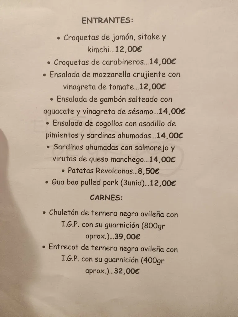 Menu_El Sur de Gredos Restaurante_Arenas de San Pedro_image_2