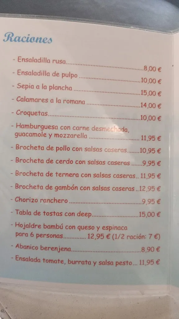 Menu_Restaurante Grill Bar Bambú_Arenas de San Pedro_image_3