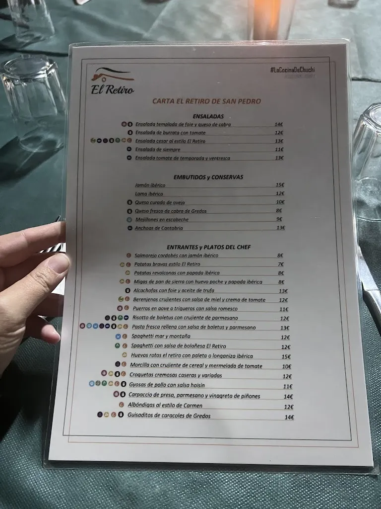 Menu_Restaurante El Retiro de Arenas_Arenas de San Pedro_image_1