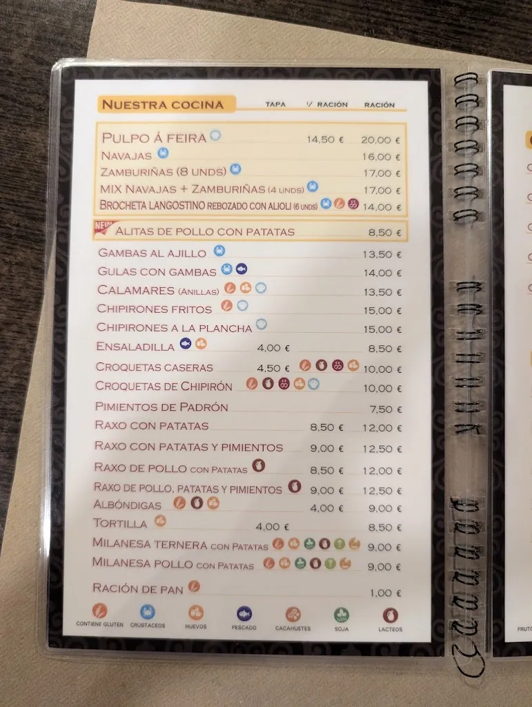 Menu_A Cervecería de Laxe_Laxe_image_3