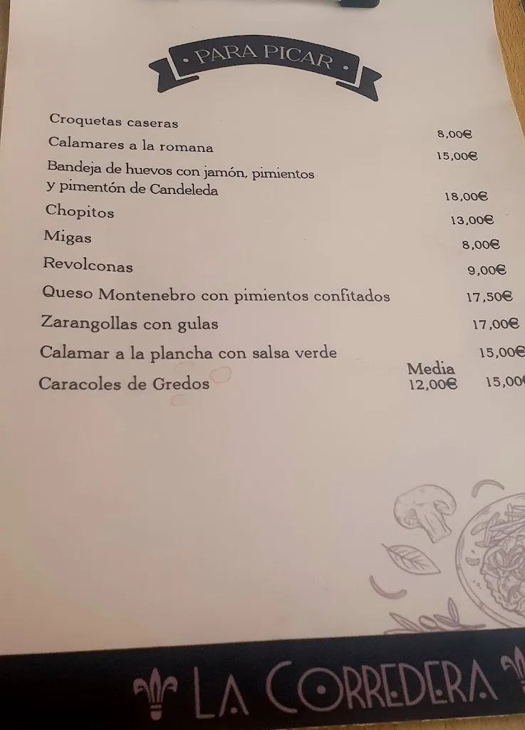 Menu_Cervecería La Corredera_Arenas de San Pedro_image_2