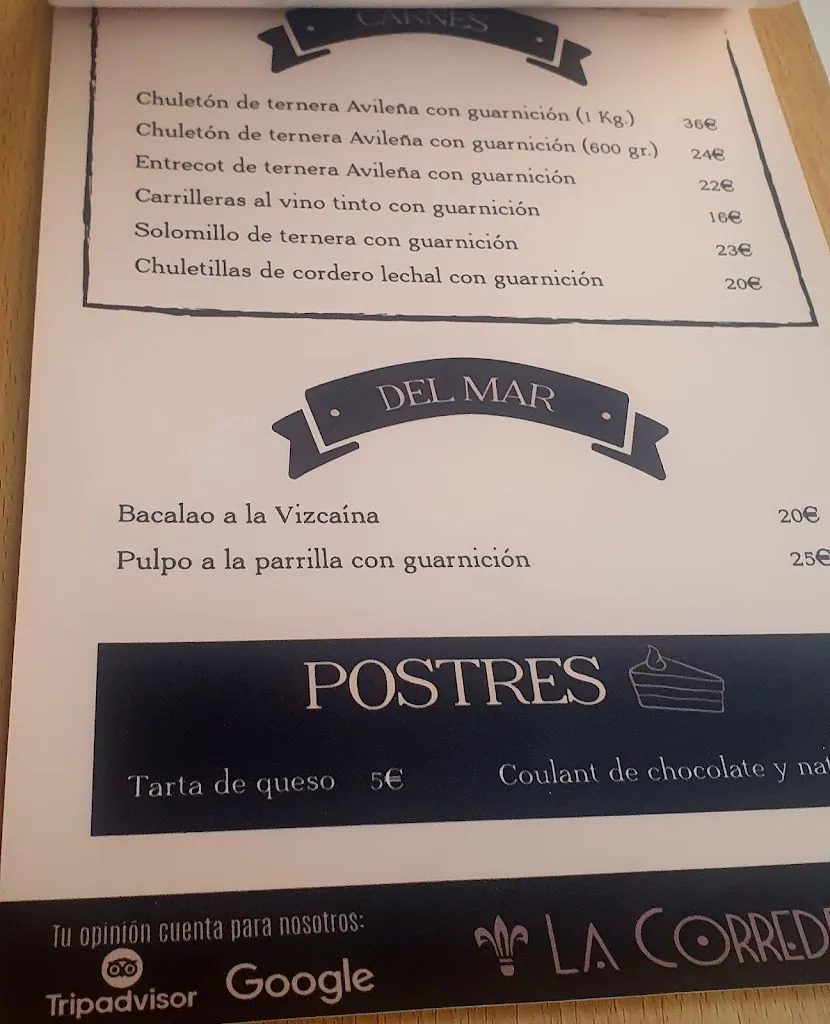 Menu_Cervecería La Corredera_Arenas de San Pedro_image_3