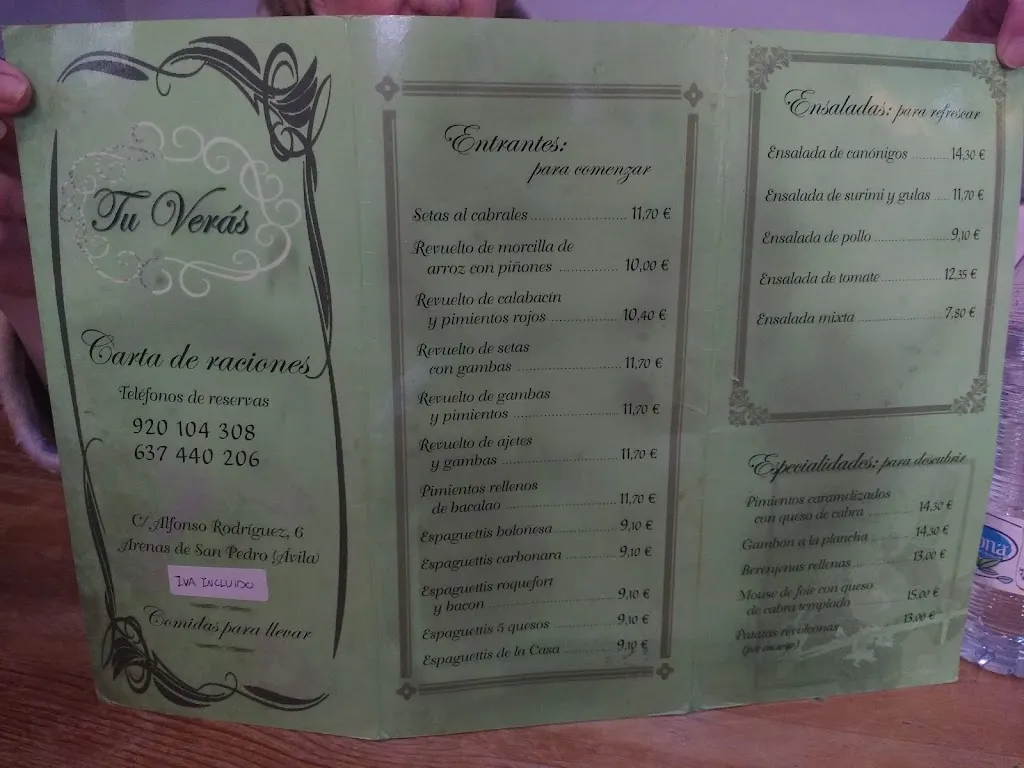 Menu_Tú Verás_Arenas de San Pedro_image_4