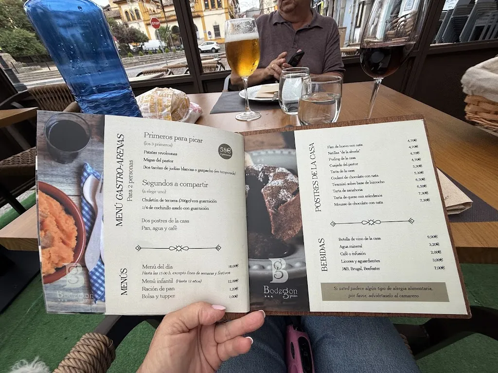 Menu_Restaurante El Bodegón_Arenas de San Pedro_immagine_1