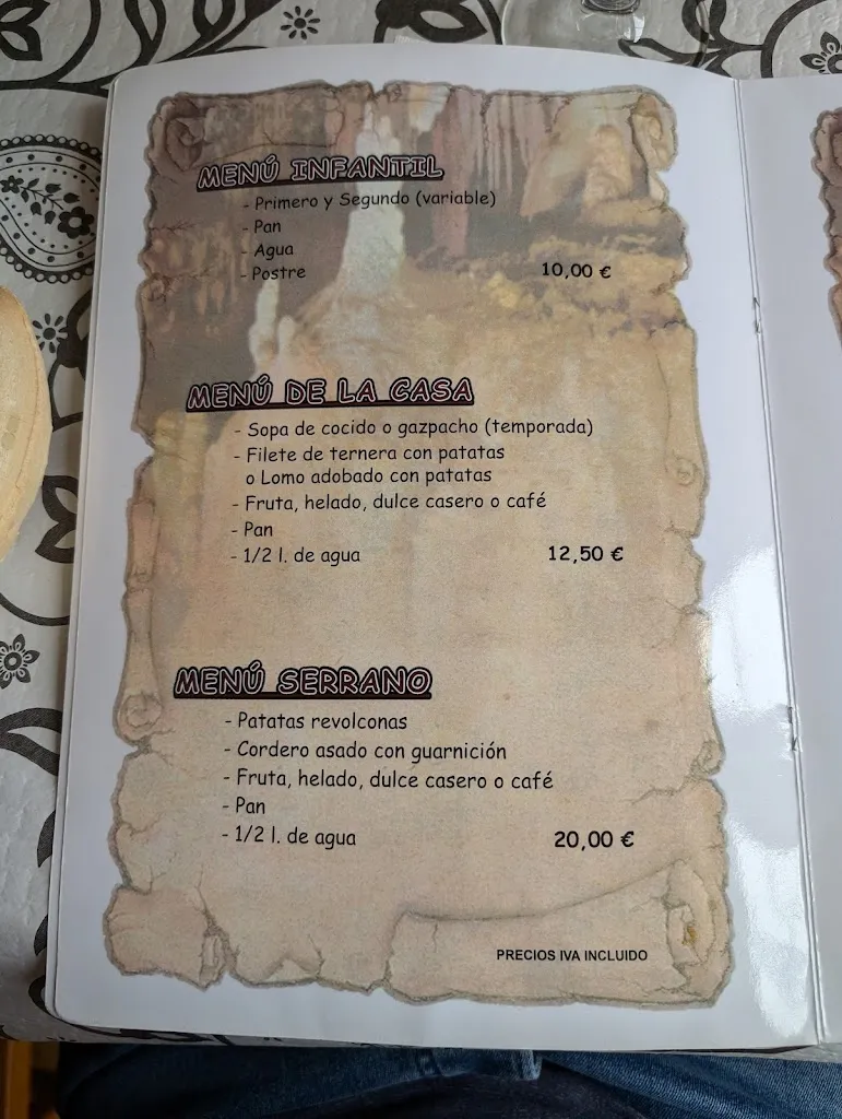 Menu_Restaurante Asador Cuevas del Águila Arenas de San Pedro_Arenas de San Pedro_image_3
