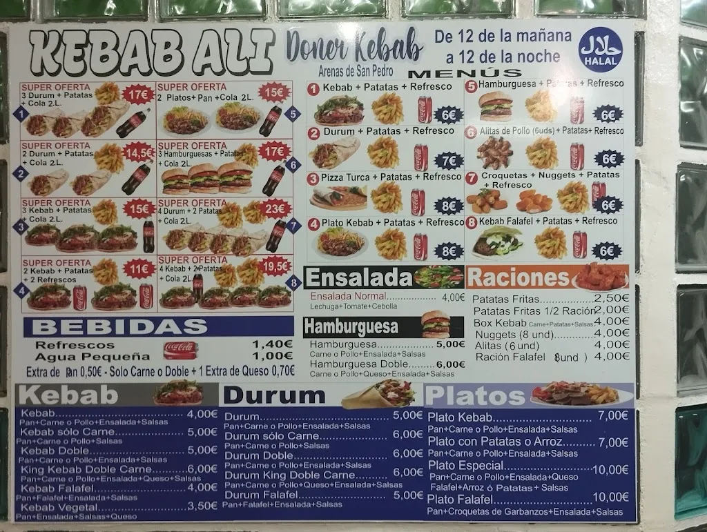 Menu_KEBAB ALI_Arenas de San Pedro_image_1