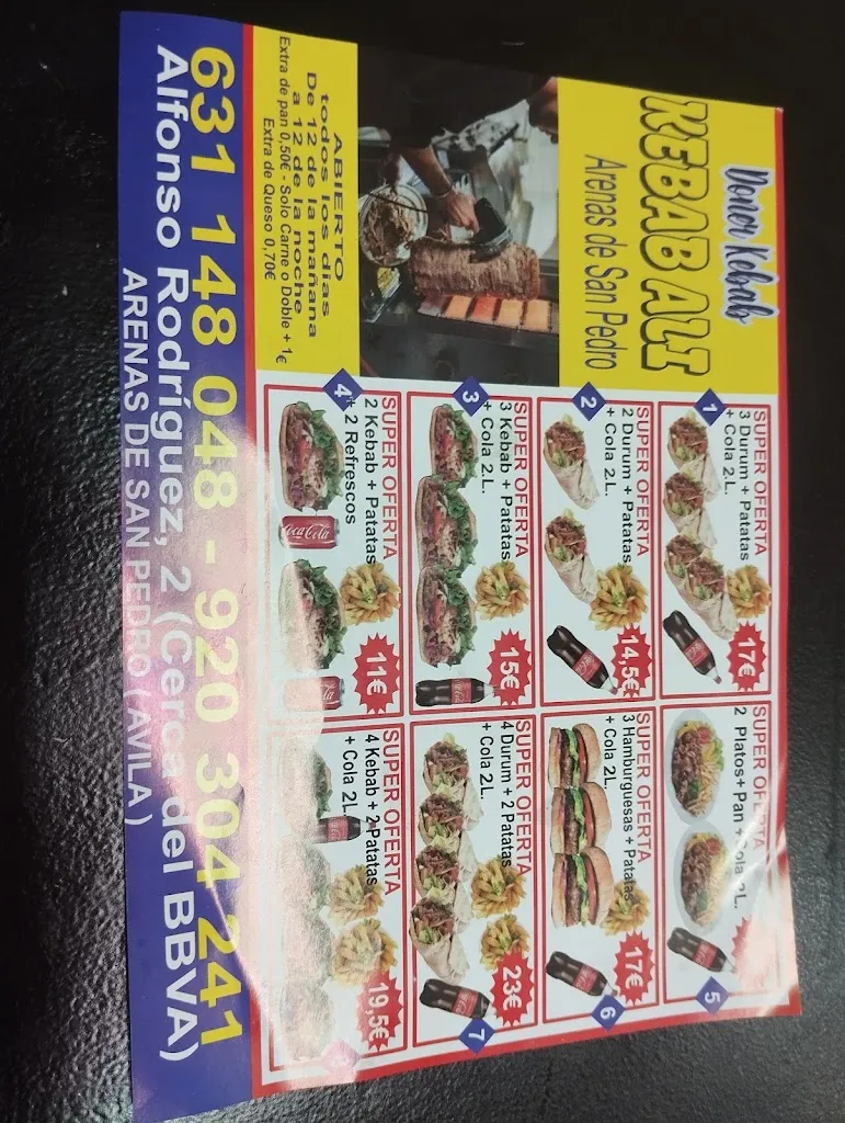 Menu_KEBAB ALI_Arenas de San Pedro_image_3