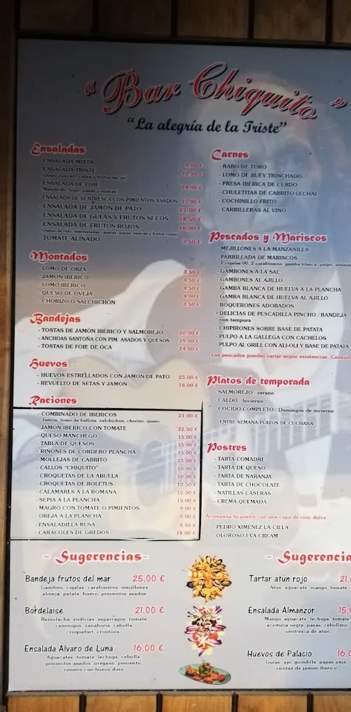 Menu_Chiquito_Arenas de San Pedro_image_1