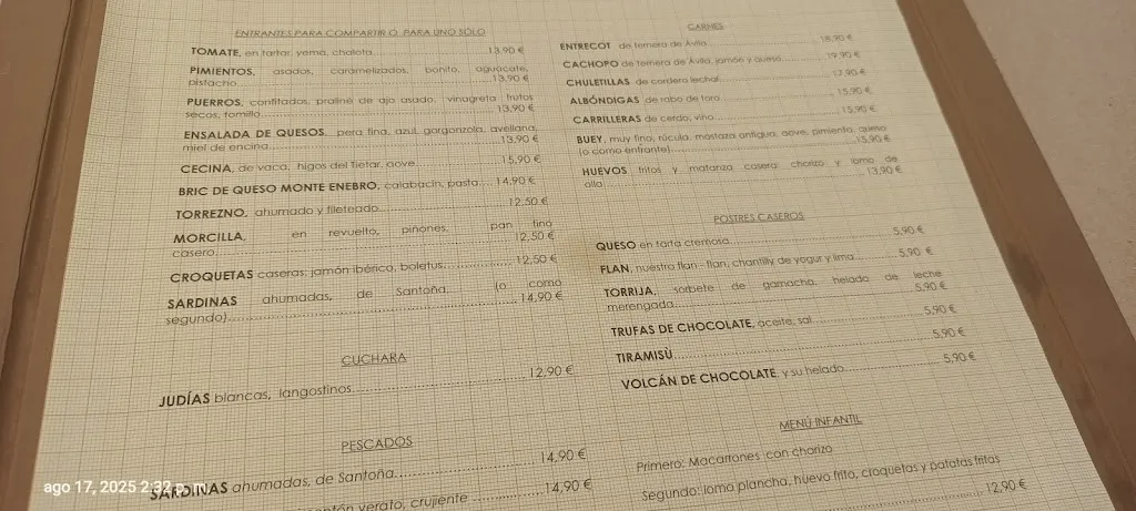 Menu_Kiosco Pozo de las Paredes_Cabezas del Pozo_image_4