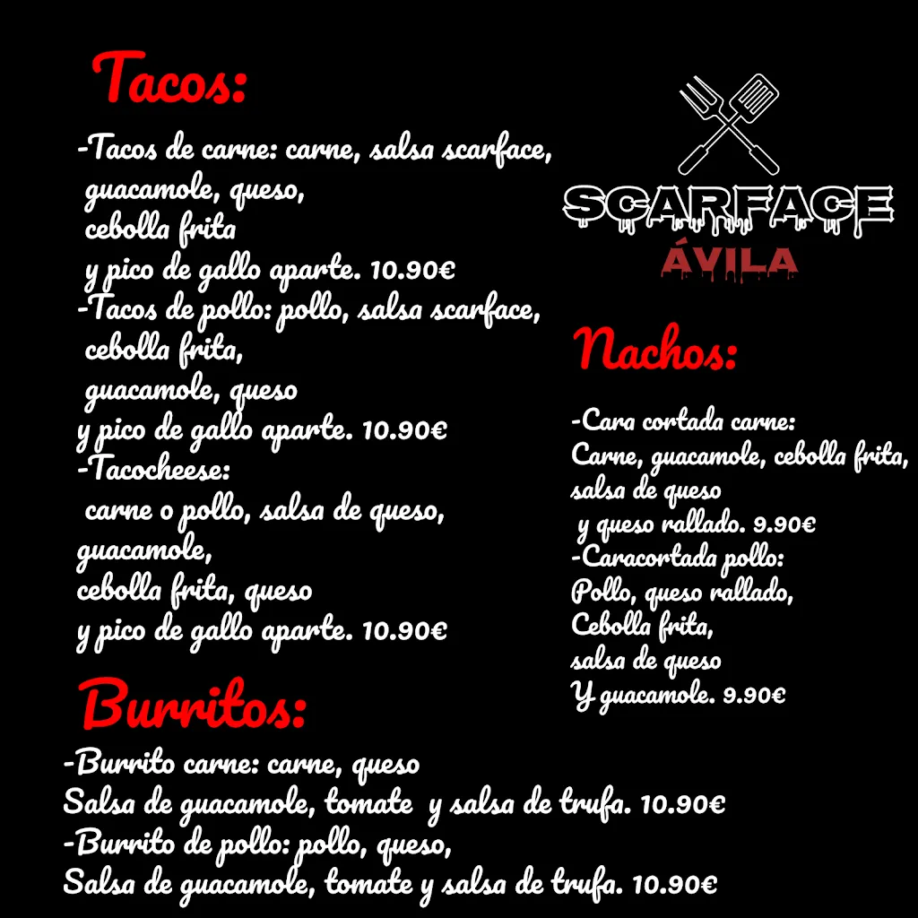 Menu_Scarface Ávila_Aveinte_image_2