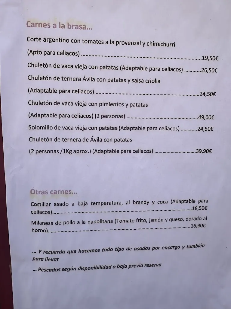 Menu_Restaurante La Bruja, Carnes a la Brasa_Aveinte_image_2
