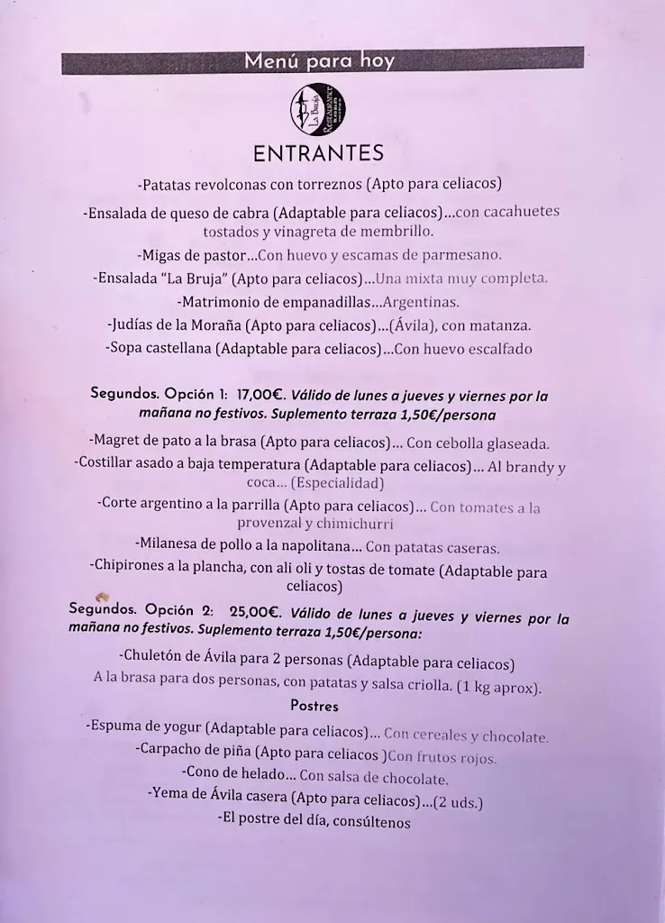 Menu_Restaurante La Bruja, Carnes a la Brasa_Aveinte_image_4
