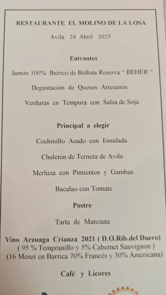 Menu_Restaurante El Molino de la Losa_Aveinte_image_1